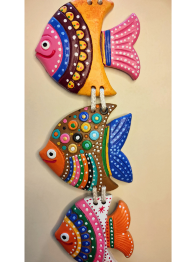 Fish Shaped Wall Hanging