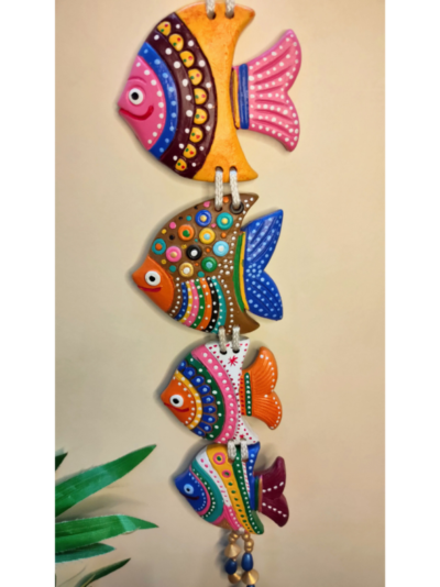 Fish Shaped Wall Hanging