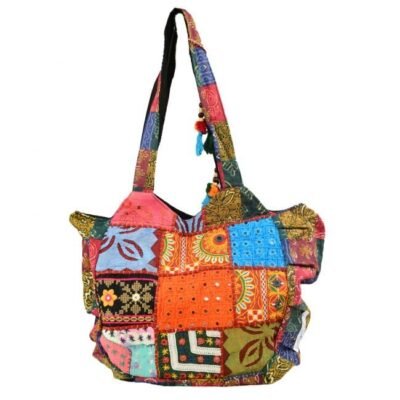 Upcycled Hand Crafted Cotton Fashion Banjara Shoulder Bag