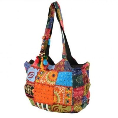 Upcycled Hand Crafted Cotton Fashion Banjara Shoulder Bag