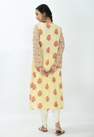 Long Ikkat Kurta for Women