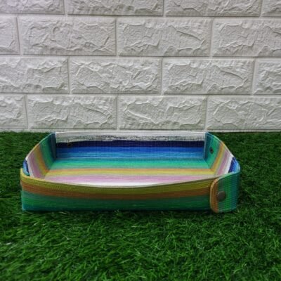 Stripped tray